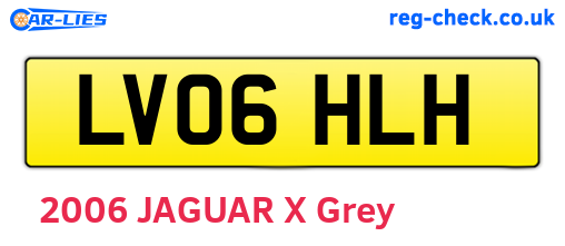 LV06HLH are the vehicle registration plates.