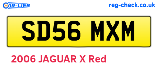 SD56MXM are the vehicle registration plates.