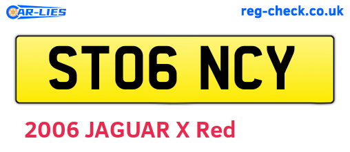 ST06NCY are the vehicle registration plates.