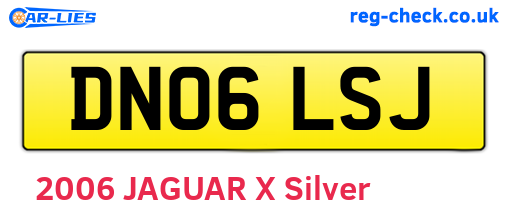 DN06LSJ are the vehicle registration plates.