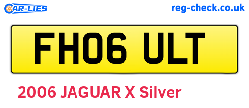 FH06ULT are the vehicle registration plates.