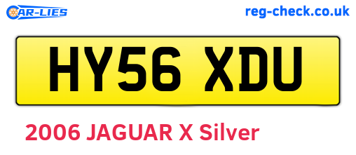HY56XDU are the vehicle registration plates.