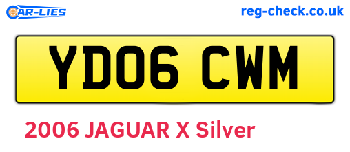 YD06CWM are the vehicle registration plates.