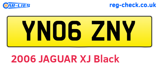 YN06ZNY are the vehicle registration plates.