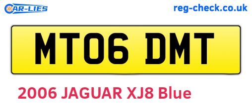 MT06DMT are the vehicle registration plates.