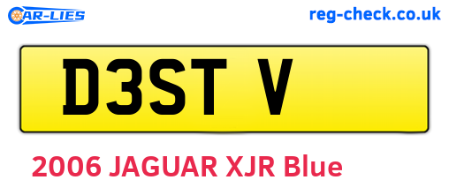 D3STV are the vehicle registration plates.