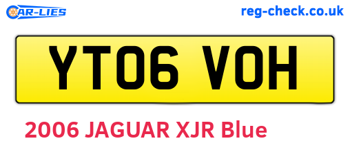 YT06VOH are the vehicle registration plates.