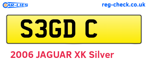 S3GDC are the vehicle registration plates.