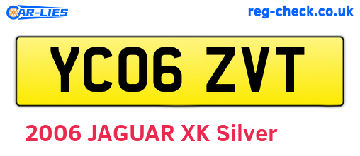YC06ZVT are the vehicle registration plates.