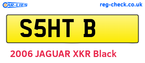 S5HTB are the vehicle registration plates.