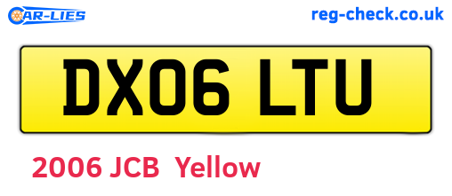 DX06LTU are the vehicle registration plates.