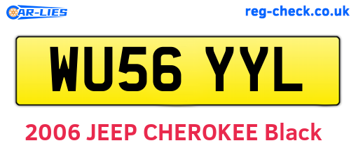WU56YYL are the vehicle registration plates.