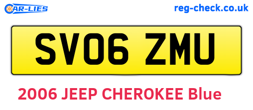 SV06ZMU are the vehicle registration plates.