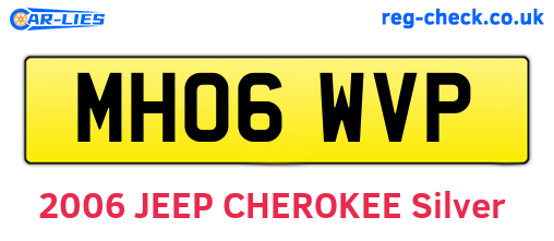 MH06WVP are the vehicle registration plates.