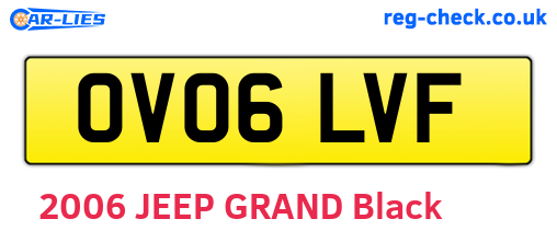 OV06LVF are the vehicle registration plates.