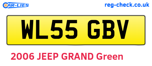 WL55GBV are the vehicle registration plates.