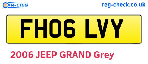 FH06LVY are the vehicle registration plates.