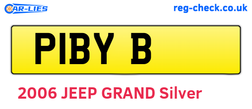P1BYB are the vehicle registration plates.