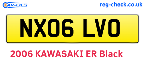 NX06LVO are the vehicle registration plates.