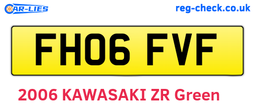 FH06FVF are the vehicle registration plates.