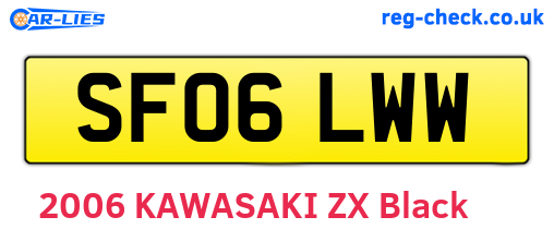 SF06LWW are the vehicle registration plates.