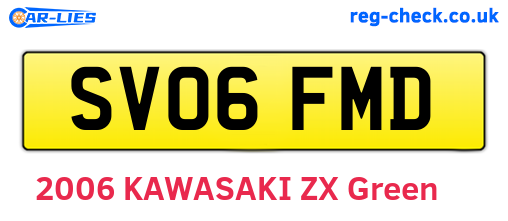 SV06FMD are the vehicle registration plates.