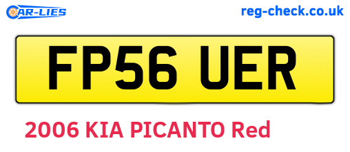 FP56UER are the vehicle registration plates.