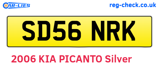 SD56NRK are the vehicle registration plates.