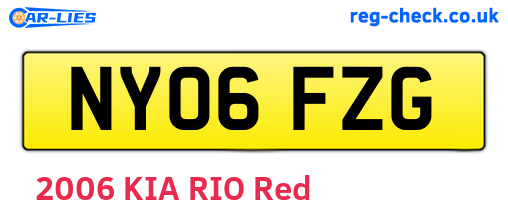 NY06FZG are the vehicle registration plates.