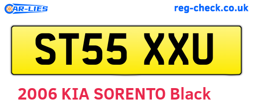 ST55XXU are the vehicle registration plates.