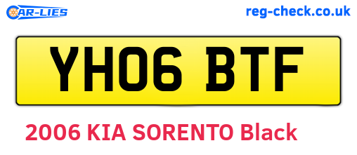 YH06BTF are the vehicle registration plates.