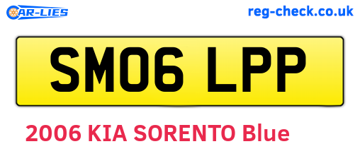 SM06LPP are the vehicle registration plates.