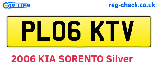 PL06KTV are the vehicle registration plates.