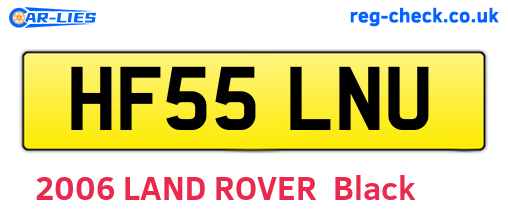 HF55LNU are the vehicle registration plates.
