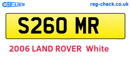 S26OMR are the vehicle registration plates.