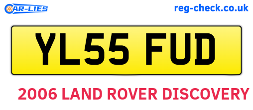 YL55FUD are the vehicle registration plates.