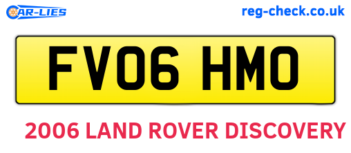FV06HMO are the vehicle registration plates.