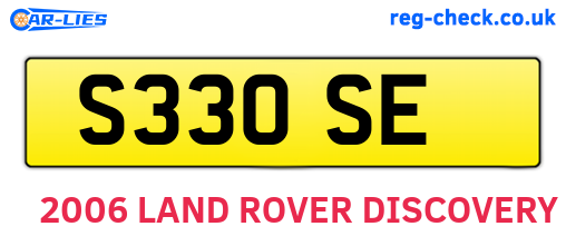 S33OSE are the vehicle registration plates.