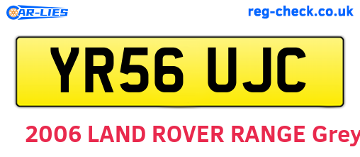 YR56UJC are the vehicle registration plates.