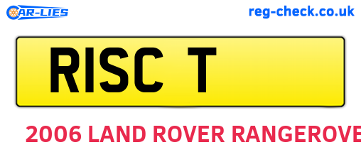 R1SCT are the vehicle registration plates.