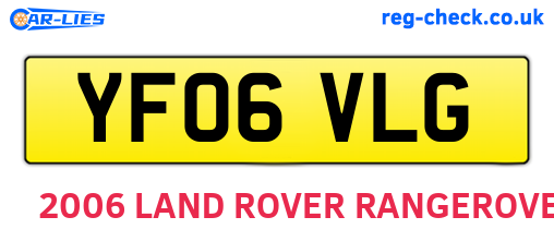 YF06VLG are the vehicle registration plates.