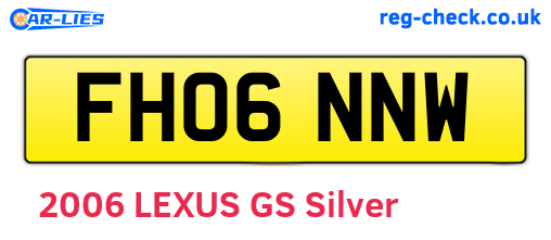 FH06NNW are the vehicle registration plates.