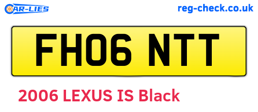 FH06NTT are the vehicle registration plates.