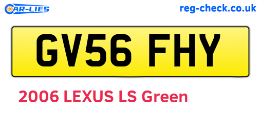 GV56FHY are the vehicle registration plates.