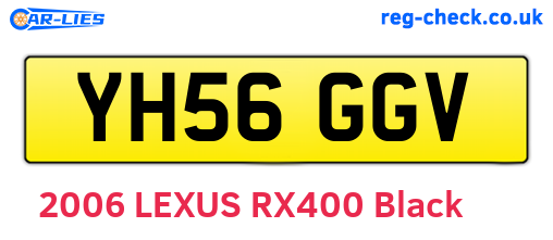 YH56GGV are the vehicle registration plates.
