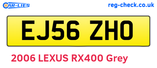 EJ56ZHO are the vehicle registration plates.