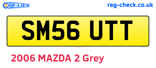 SM56UTT are the vehicle registration plates.