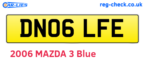 DN06LFE are the vehicle registration plates.