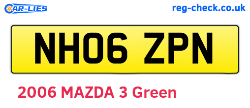 NH06ZPN are the vehicle registration plates.