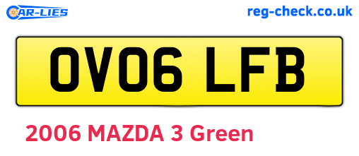 OV06LFB are the vehicle registration plates.
